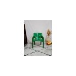 Fauteuil vert en fibre de verre n�843