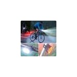 Feux avant et arri�re rechargeables pour v�lo trottinettes