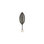 Feuille aluminium noir h. 70cm