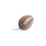 Feve - lampe  poser chne fil blanc