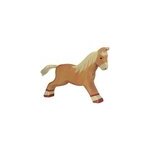 Figurine en bois cheval clair holztiger