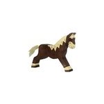 Figurine en bois cheval foncé l holztige Figurine en bois cheval foncé l holztige