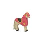 Figurine cheval du chevalier rouge