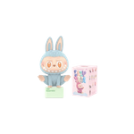 Figurine labubu lazy yoga