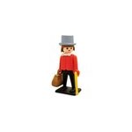 Figurine plastoy rouge