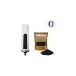 Filtre c�ramique 0, 2 micron avec charbon actif, filtration 2 en 1