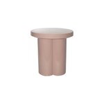 Fiona - table basse ronde d43 retro pink