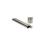 Flasque inox fosco forme cigare 2, 5 oz Flasque inox fosco forme cigare 2, 5 oz