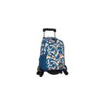 Fortnite blue camo sac � dos primaire double compartiment + chariot.
