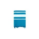 Fouta doublée éponge - caraibes bleu Fouta doublée éponge - caraibes bleu