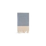 Fouta nid d'abeille - athena bleu marine