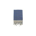 Fouta nid d'abeille bleu - yadara royal Fouta nid d'abeille bleu - yadara royal