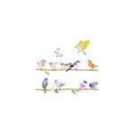 Frise adhésive sticker branche d'oiseaux Frise adhésive sticker branche d'oiseaux