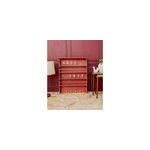 Galle, l'tagre rouge en bois n97