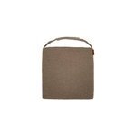 Galette de chaise solfia caf� - 40 x 40 cm - hesp�ride