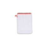 Gant de toilette en coton bio blanc