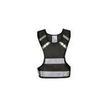 Gilet fluo - rflchissant led - m - noir