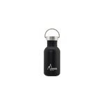 Gourde inox laken basic steel 0, 5l noire avec bouchon vintage