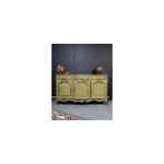 Grand buffet en bois vert patin� n�693
