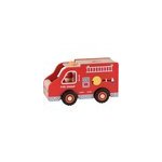 Grand camion de pompier en bois