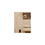 Grand lampadaire arc chrom� n�337