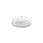 Grand plat  gteau avec cloche guzzini