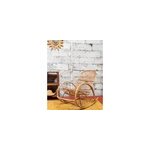 Grand rocking - chair en rotin clair n�67