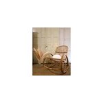 Grand rocking - chair en rotin n�640