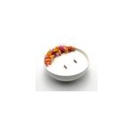 Grande bougie fleurs s�ch�es toscane