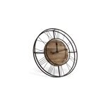 Grande horloge ancienne bois marron -