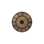 Grande horloge ancienne fer forgé marron Grande horloge ancienne fer forgé marron
