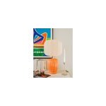 Grande lampe en c�ramique orange n�699