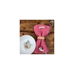 Grande serviette framboise