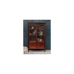 Grande vitrine en bois fonc� n�112