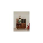 Grande vitrine en bois fonc� n�76