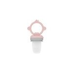 Grignoteur bb en silicone rose 13 x 7