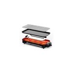 Gril lectrique 2 en 1 de 1500w. thermostat rglable avec 5 intensits.