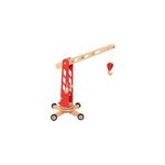 Grue de chantier rouge