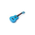 Guitare bleue en bois pour enfants