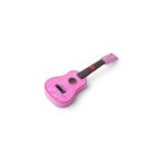Guitare rose en bois pour enfants