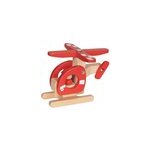 H�licopt�re en bois rouge