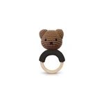 Hochet boris crochet marron Hochet boris crochet marron
