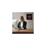 Horloge digitale radio - pilote rouge