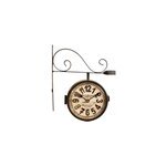 Horloge de gare ancienne double face