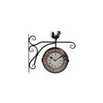Horloge de gare ancienne double face