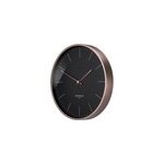 Horloge murale radio - pilot�e kienzle dcf modern 25 cm or rose noir