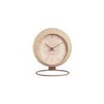 Horloge à poser nirvana globe beige Horloge à poser nirvana globe beige