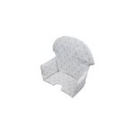 Housse d'assise point rose chaise haute Housse d'assise point rose chaise haute