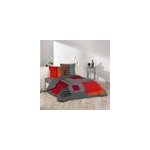 Housse de couette 220x240 + 2 taies quad