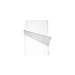 Housse couette b�b� coton 2 faces blanc